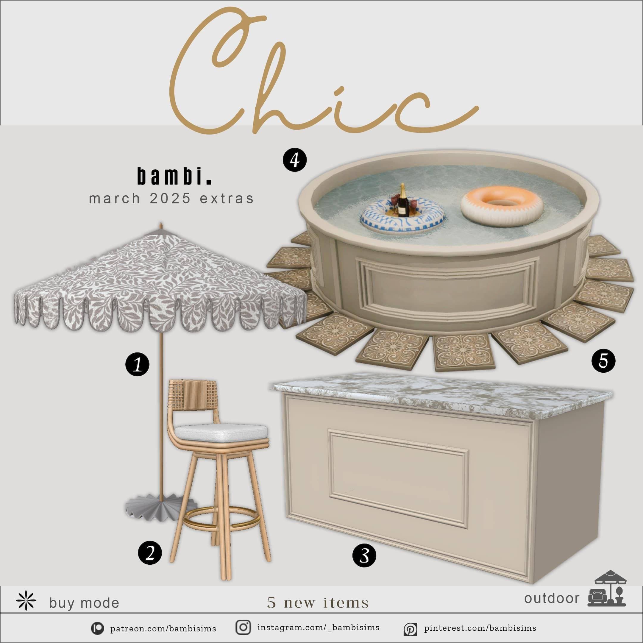Сет для заднего двора Chic Set